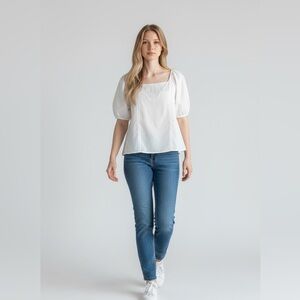 Joie Silk and Lace Top